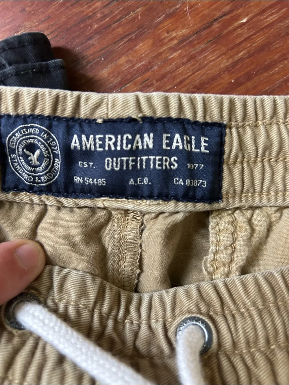 Men's Cargo Jogger Pants in Khaki
